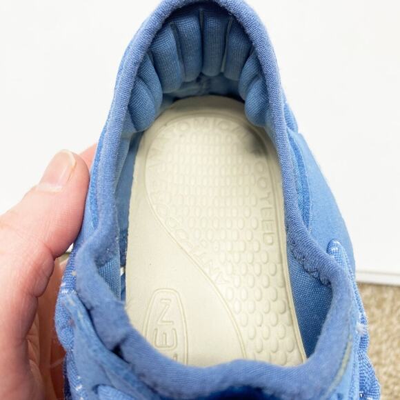 Keen Blue/White Uneek Sport Sandals Women's Size 6 Bungee Cinch Closure EUC - Picture 7 of 10